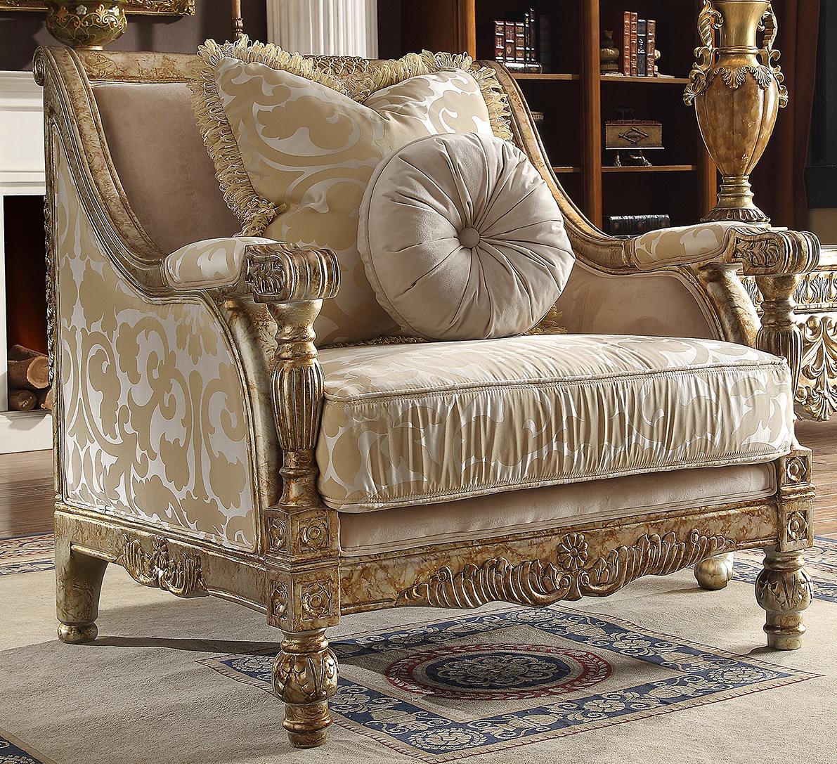 

                    
Homey Design Furniture HD-205 – 3PC SOFA SET Sofa Set Metallic/Gold Fabric Purchase 
