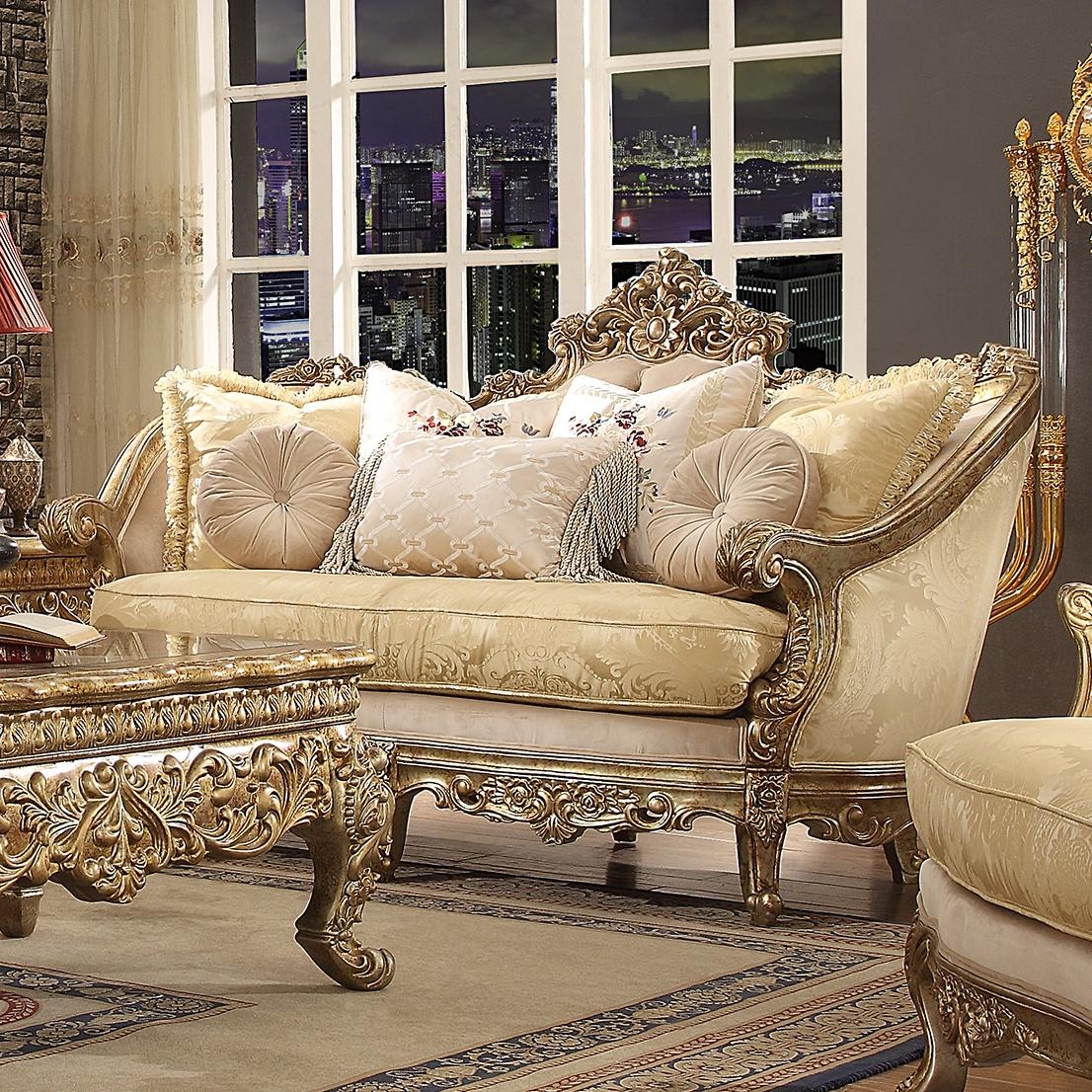 

    
Homey Design Furniture HD-2626 – 3PC SOFA SET Sofa Set Gold/Champagne HD-2626-SSET3
