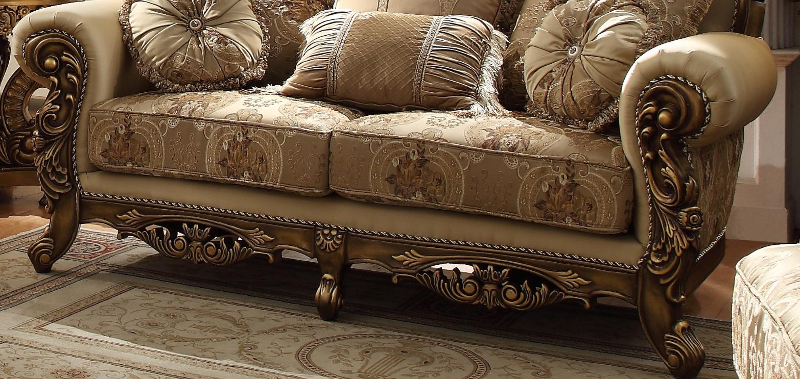 

    
Homey Design Furniture HD-506 – SOFA Sofa Gold/Brown HD-S506
