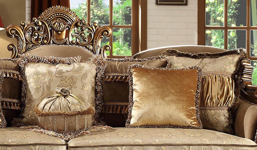 

                    
Homey Design Furniture HD-610 – 2PC SOFA SET Sofa Set Metallic/Gold Finish Fabric Purchase 
