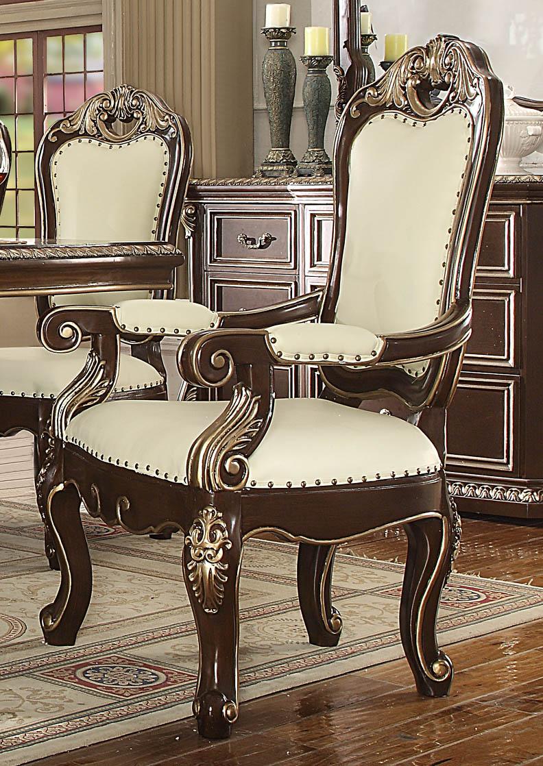 

                    
Homey Design Furniture HD-8013 Dining Room Set Dark Cherry/Ivory Faux Leather Purchase 
