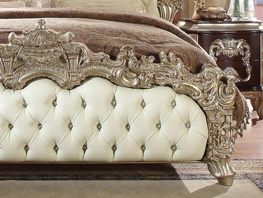 

    
HD-8017-BSET5-CK Antique White Silver Cal King Bedroom Set 5Pcs Traditional Homey Design HD-8017
