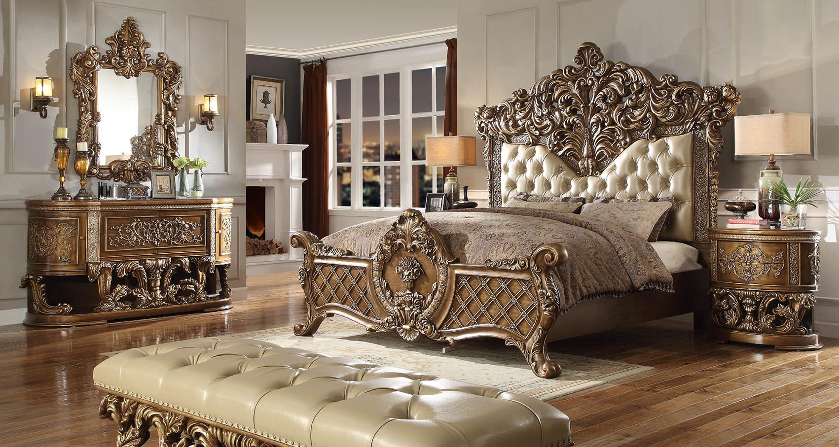 Homey Design Furniture HD-8018 – CK BEDROOM SET Panel Bedroom Set