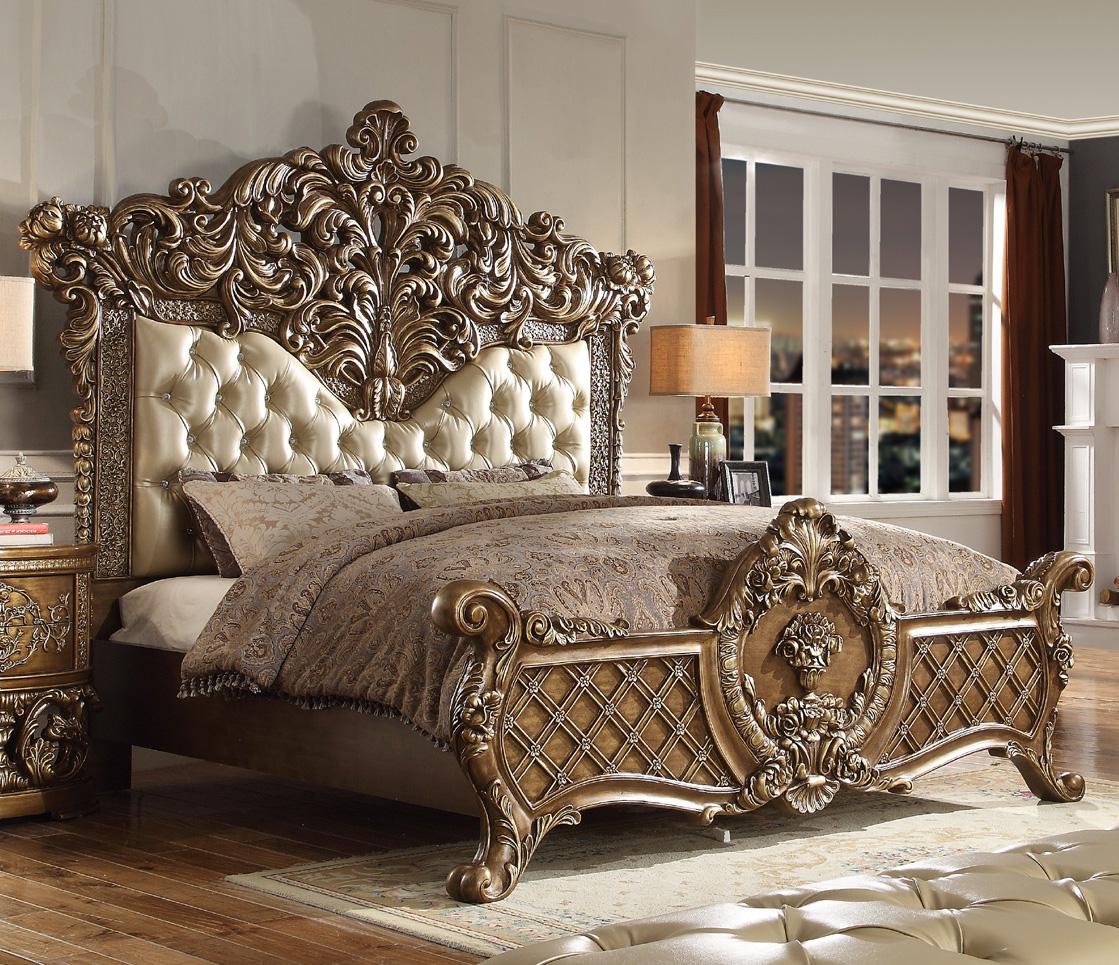 

    
Homey Design Furniture HD-8018 – CK BED Panel Bed Golden Brown HD-8018 CK BED
