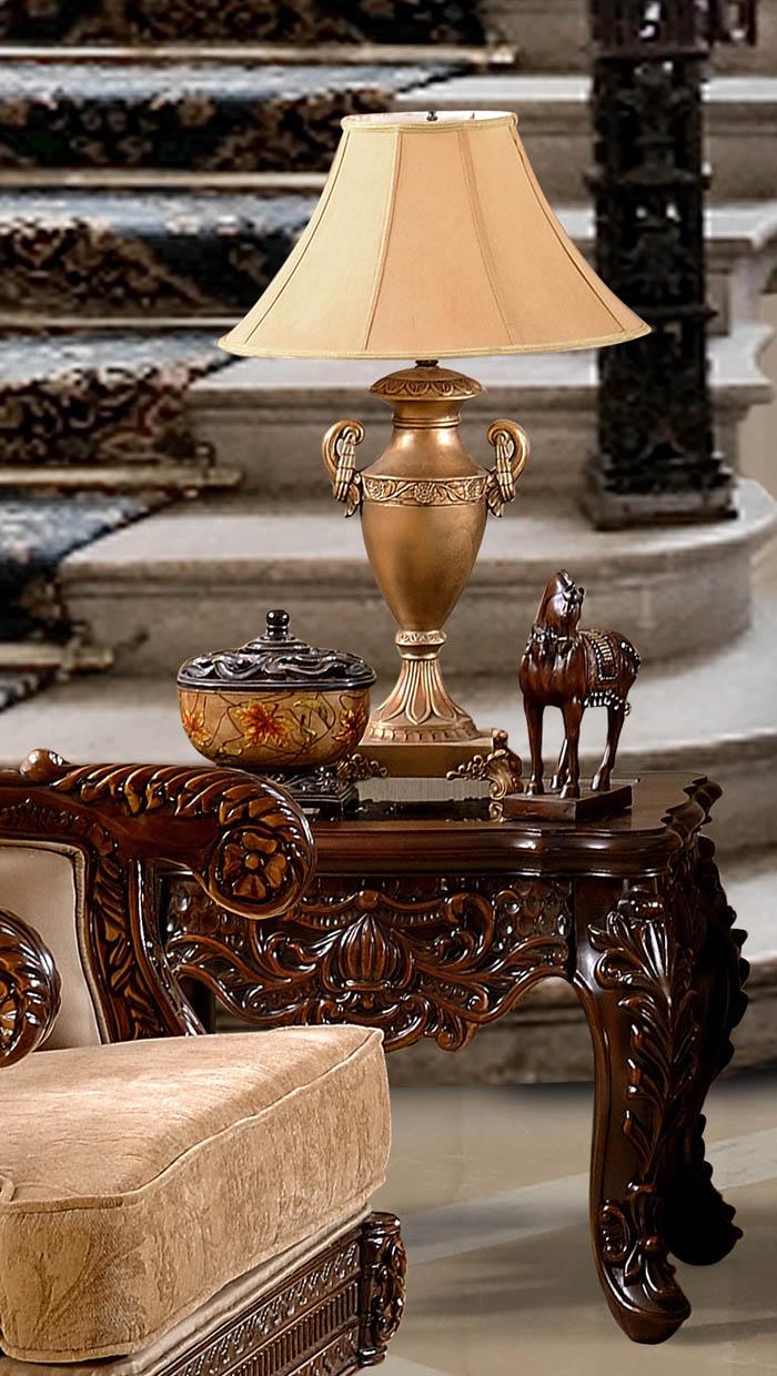 

    
 Order  Homey Design HD-914 Luxury Upholstery Pearl Cappucciono Carved Wood Living Room Set 6Pcs
