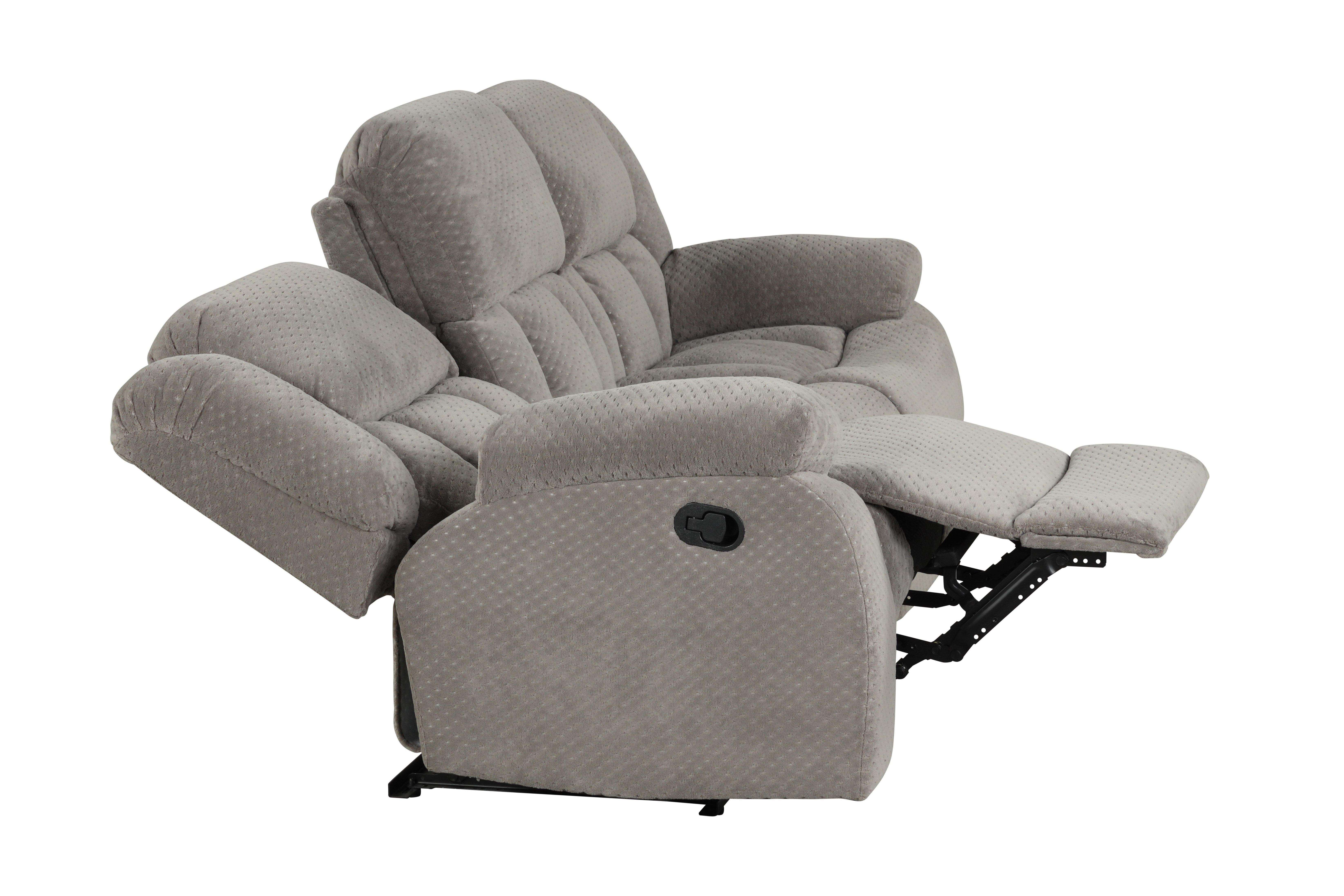 

        
Galaxy Home Furniture ARMADA Ice Gray Recliner Sofa Gray Chenille 659436228009
