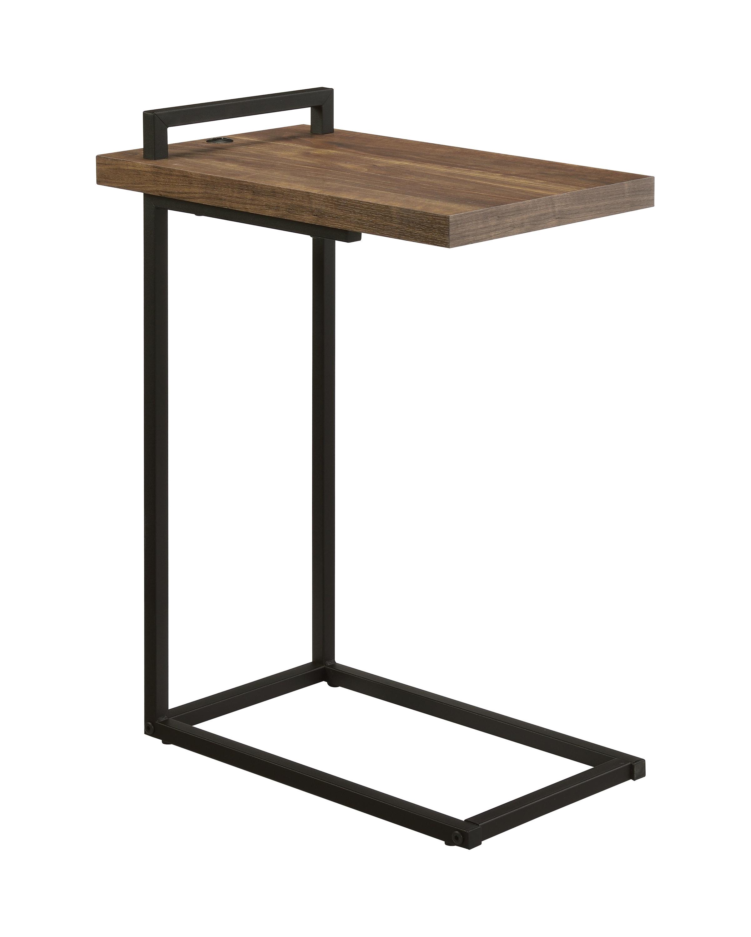 

    
Industrial Aged Walnut Finish Wood Accent Table Coaster 931127
