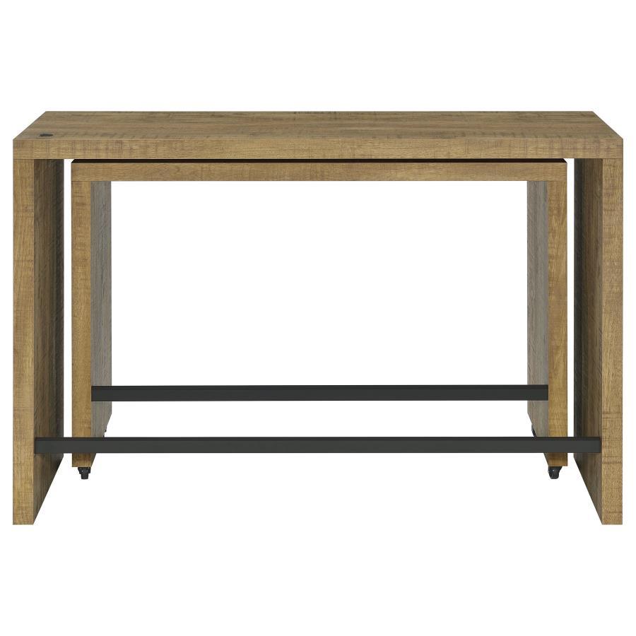 

    
Industrial Black/Mango Wood Counter Height Table Set 4PCS Coaster Davista 182704
