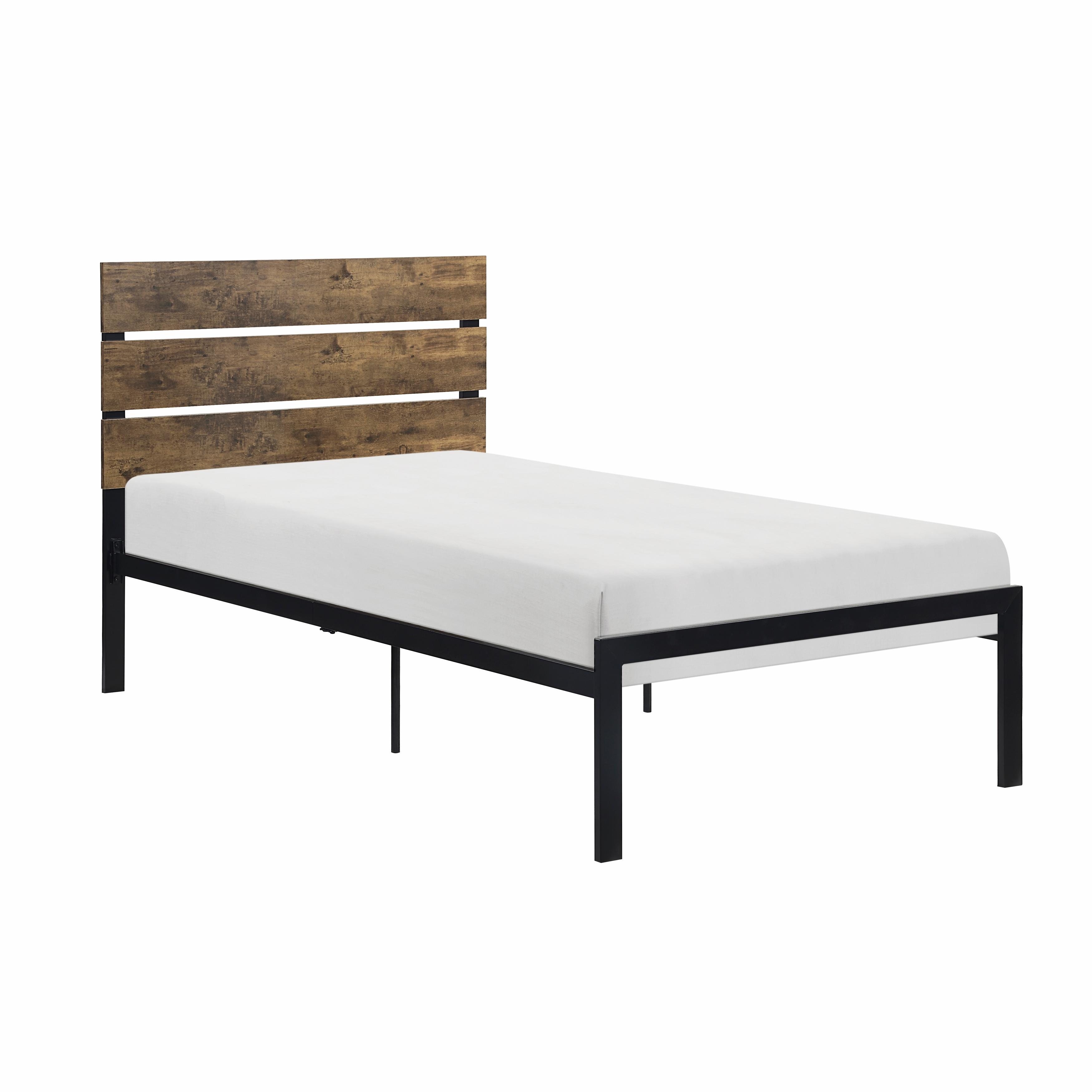 Rustic Bed 1611T-1 Marshall 1611T-1 in Black 