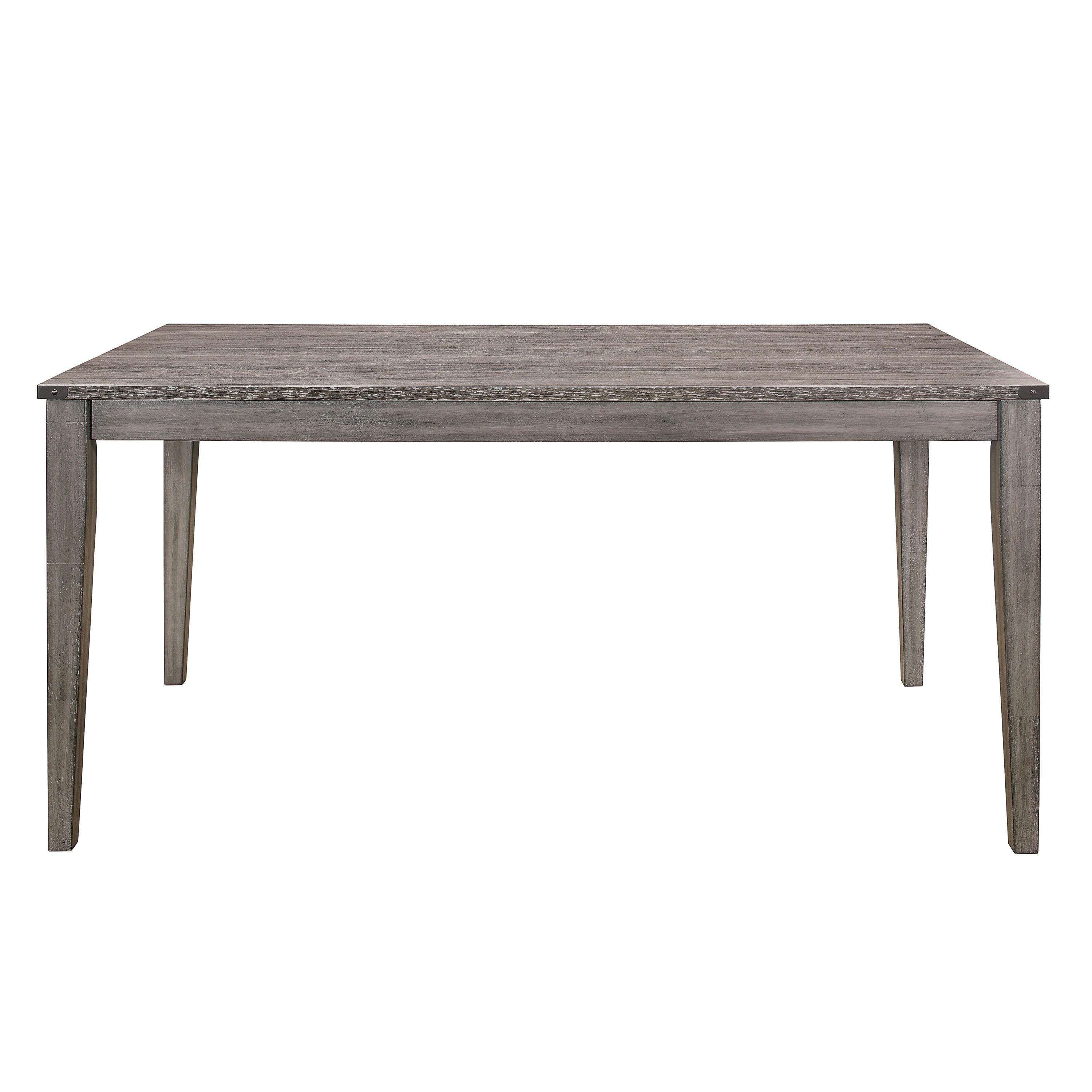 

    
Industrial Brownish Gray Wood Dining Table Homelegance 2042-64 Woodrow
