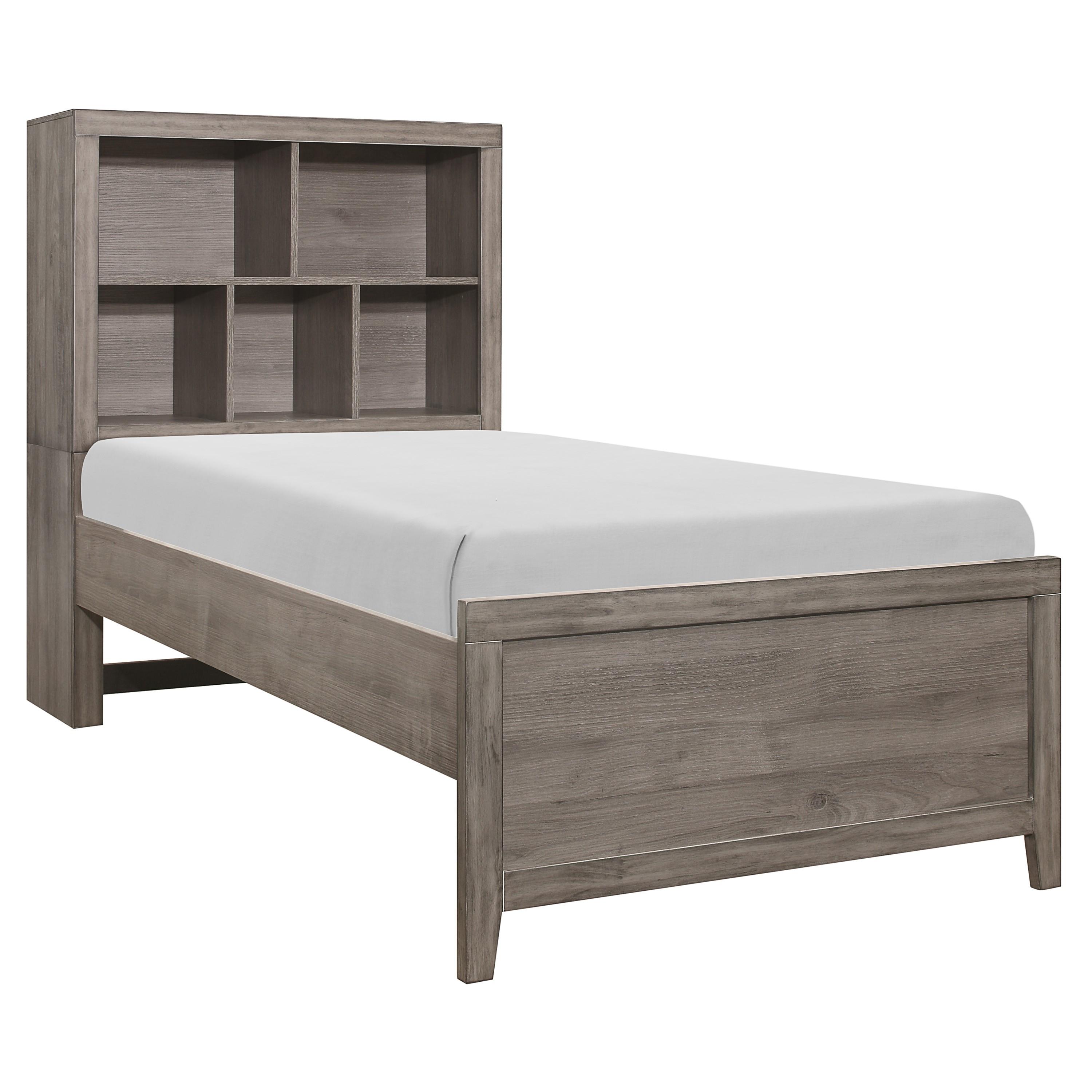 Modern Bed 2042NBT-1* Woodrow 2042NBT-1* in Gray 