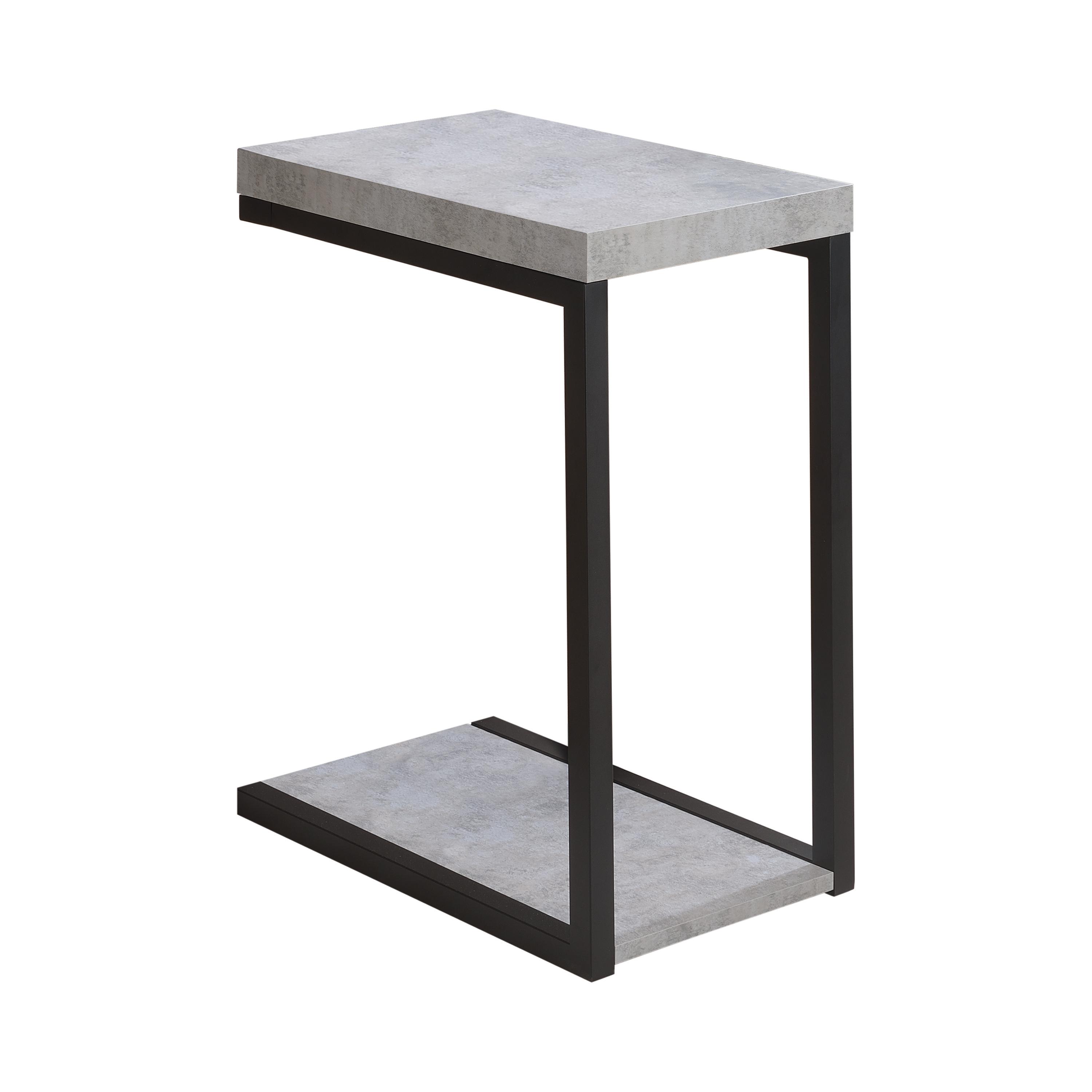 

    
Industrial Cement & Black Metal End Table Coaster 902933
