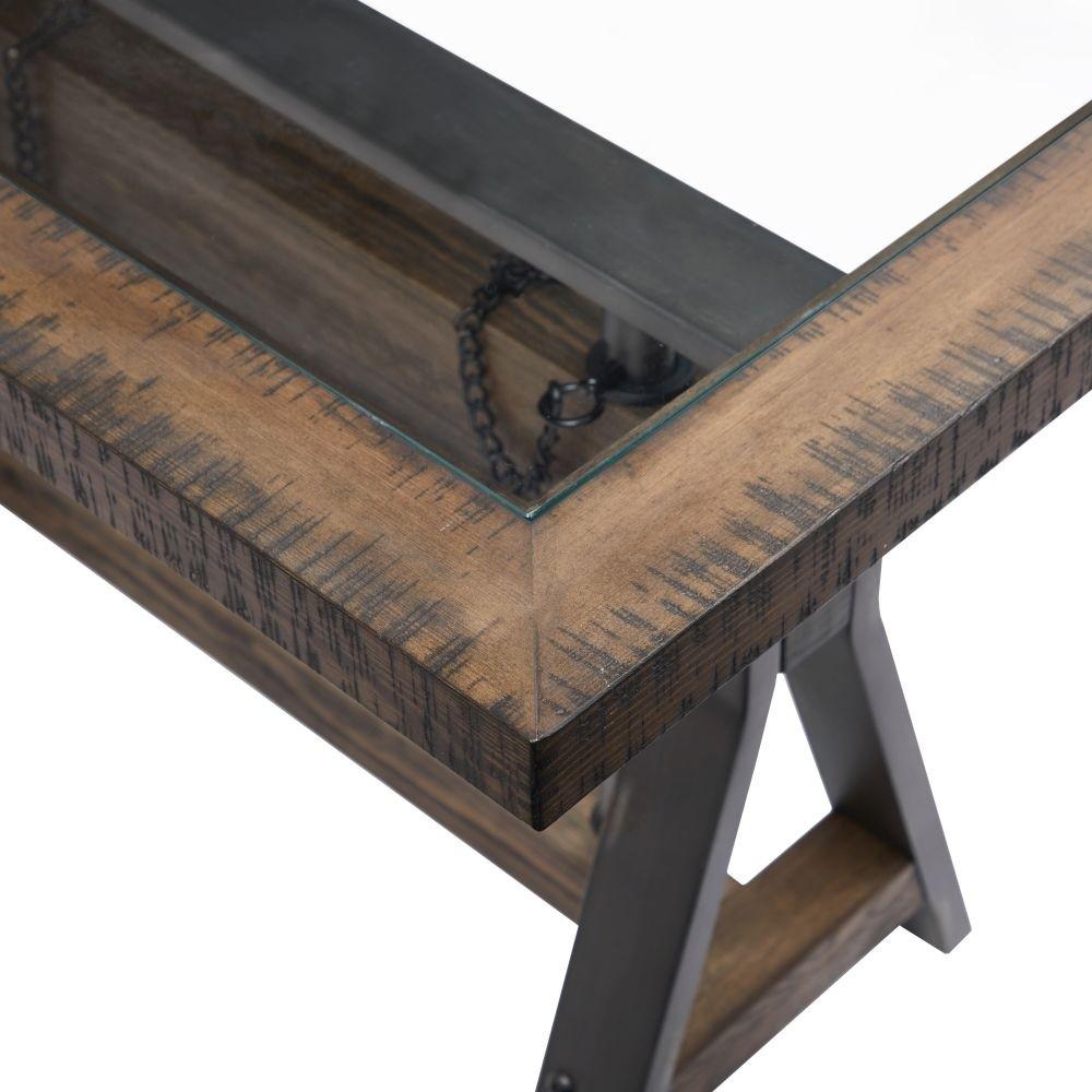 

                    
Buy Industrial Charcoal Brown Finish Adjustable Desk MEDICI by Modus Furniture
