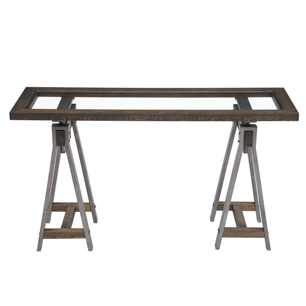 

    
Modus Furniture MEDICI Coffee Table Set Charcoal/Brown EA1221-3PC
