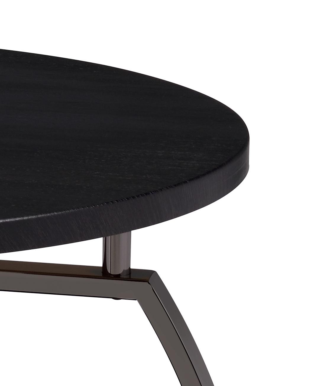 

    
Industrial Dark Gray & Black Nickel Wood Coffee Table Coaster 722208

