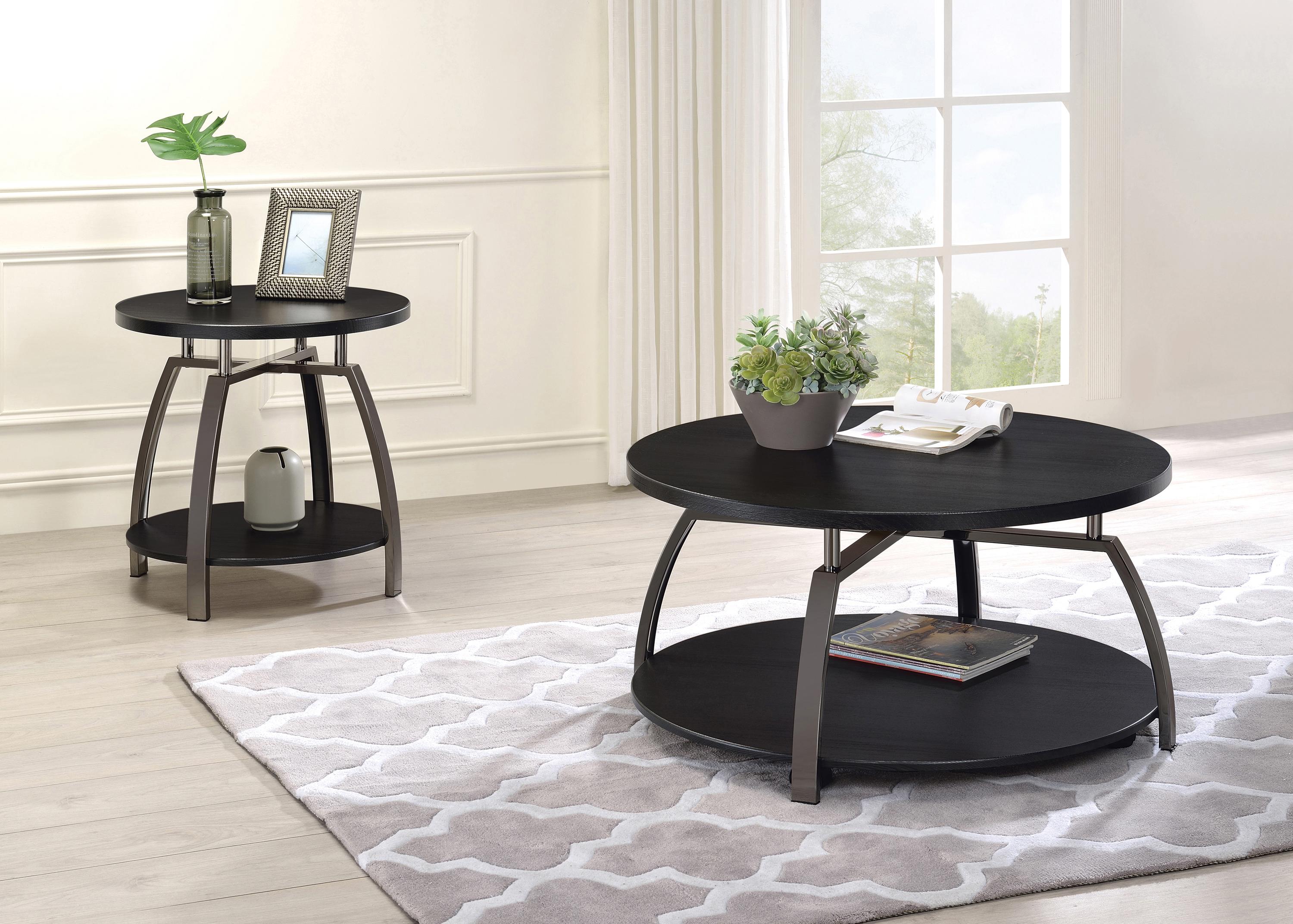 

                    
Coaster 722207 End Table Dark Gray  Purchase 
