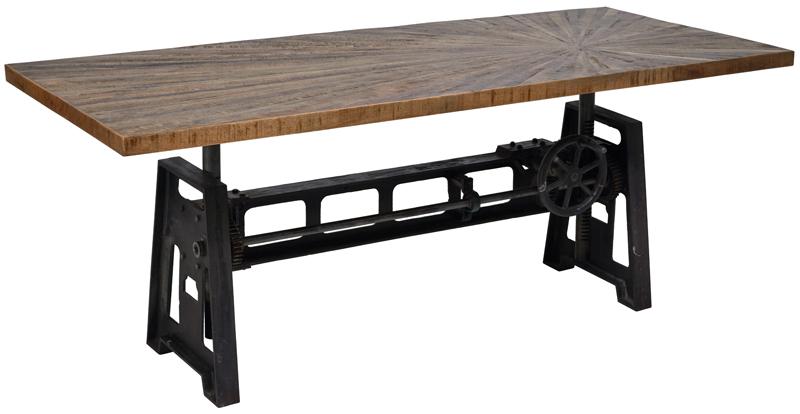 

    
Industrial Natural Solid Mango Dining Table JAIPUR HOME EIP-11076 Telford

