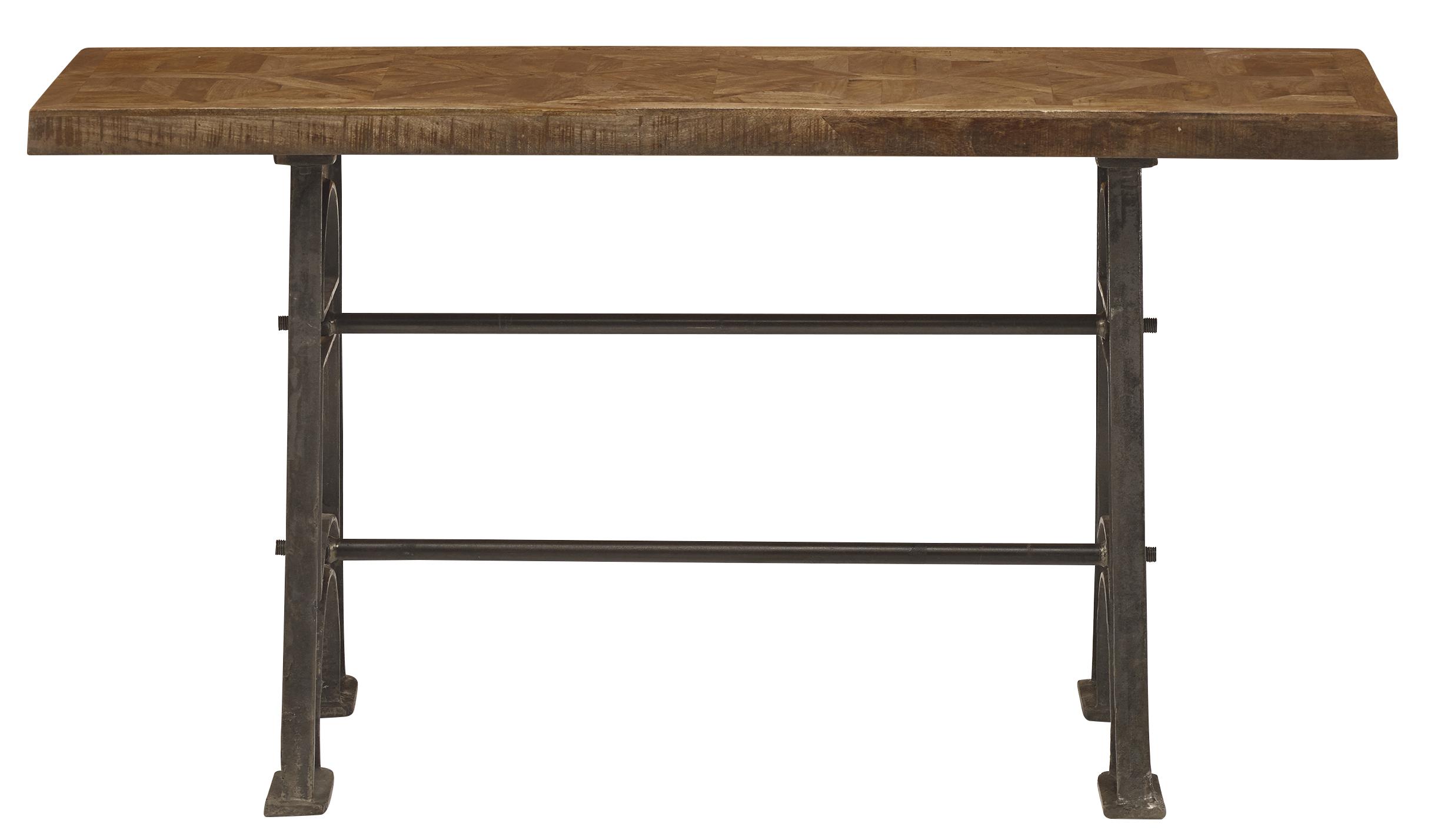 

    
Industrial Reclaimed Brown Solid Mango Console Table JAIPUR HOME ARA-9194 Unwin
