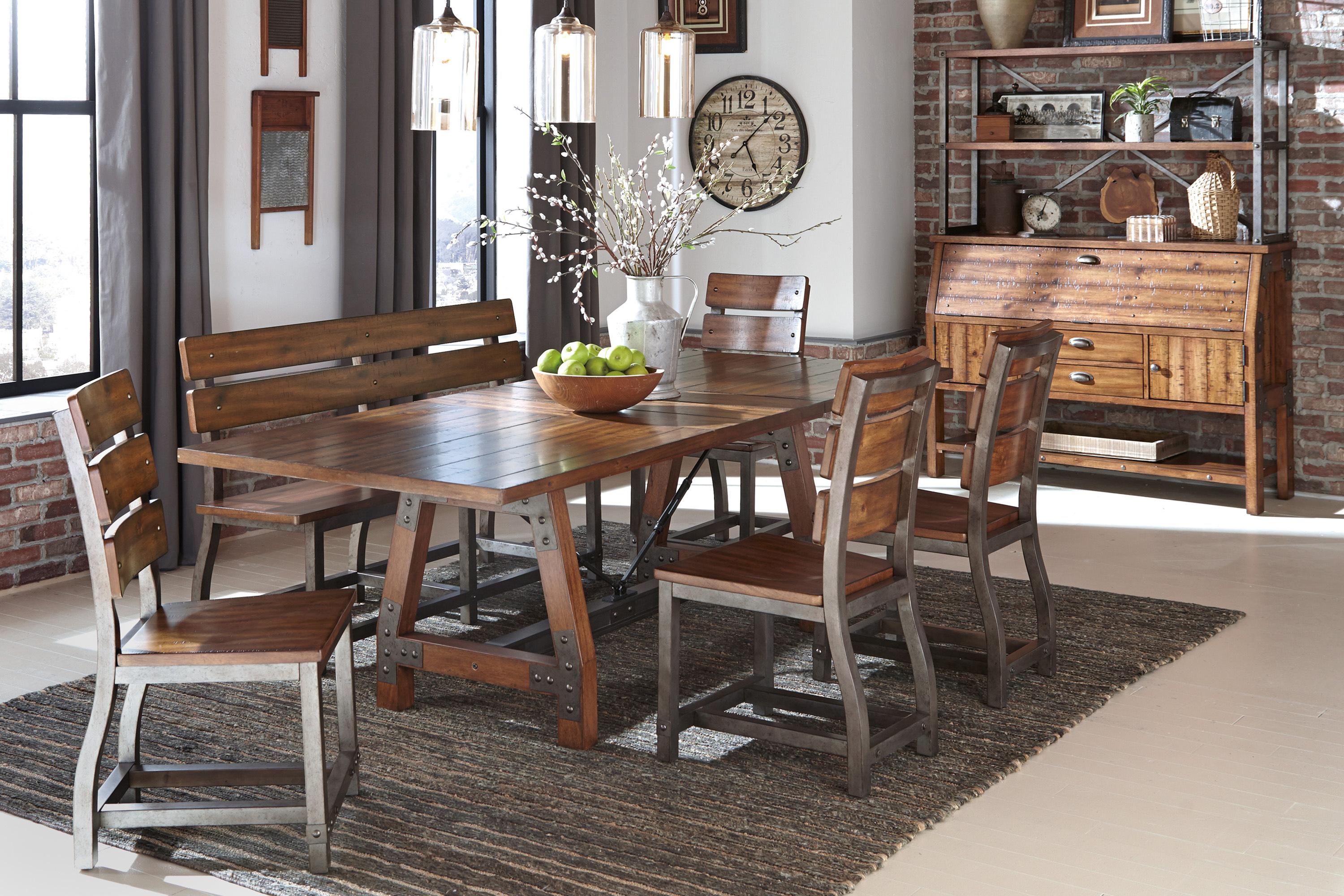 

                    
Homelegance 1715-94 Holverson Dining Table Rustic Brown  Purchase 
