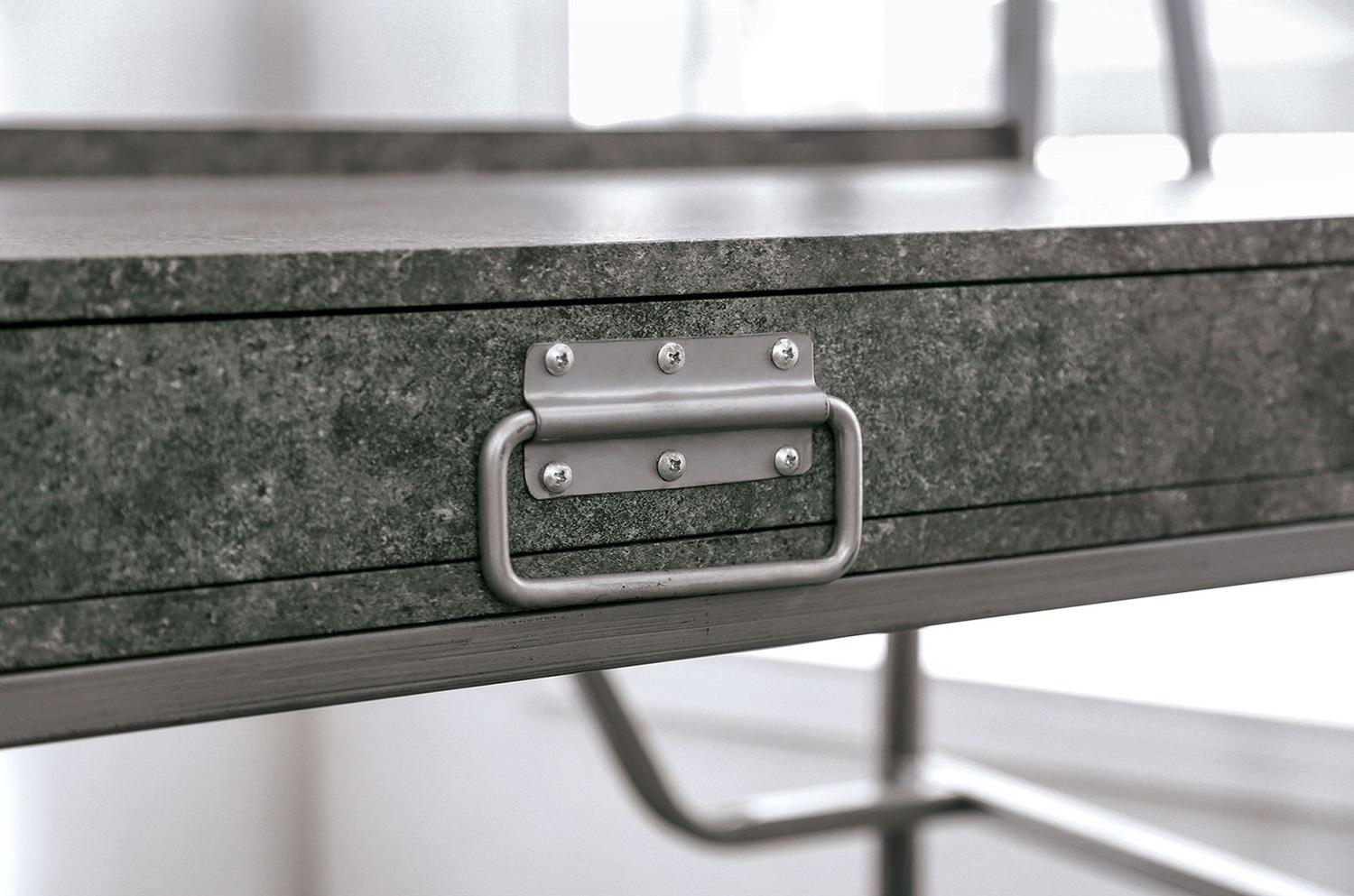 

    
CM-DK5566 Industrial Silver Metal Desk Furniture of America CM-DK5566 Mccredmond
