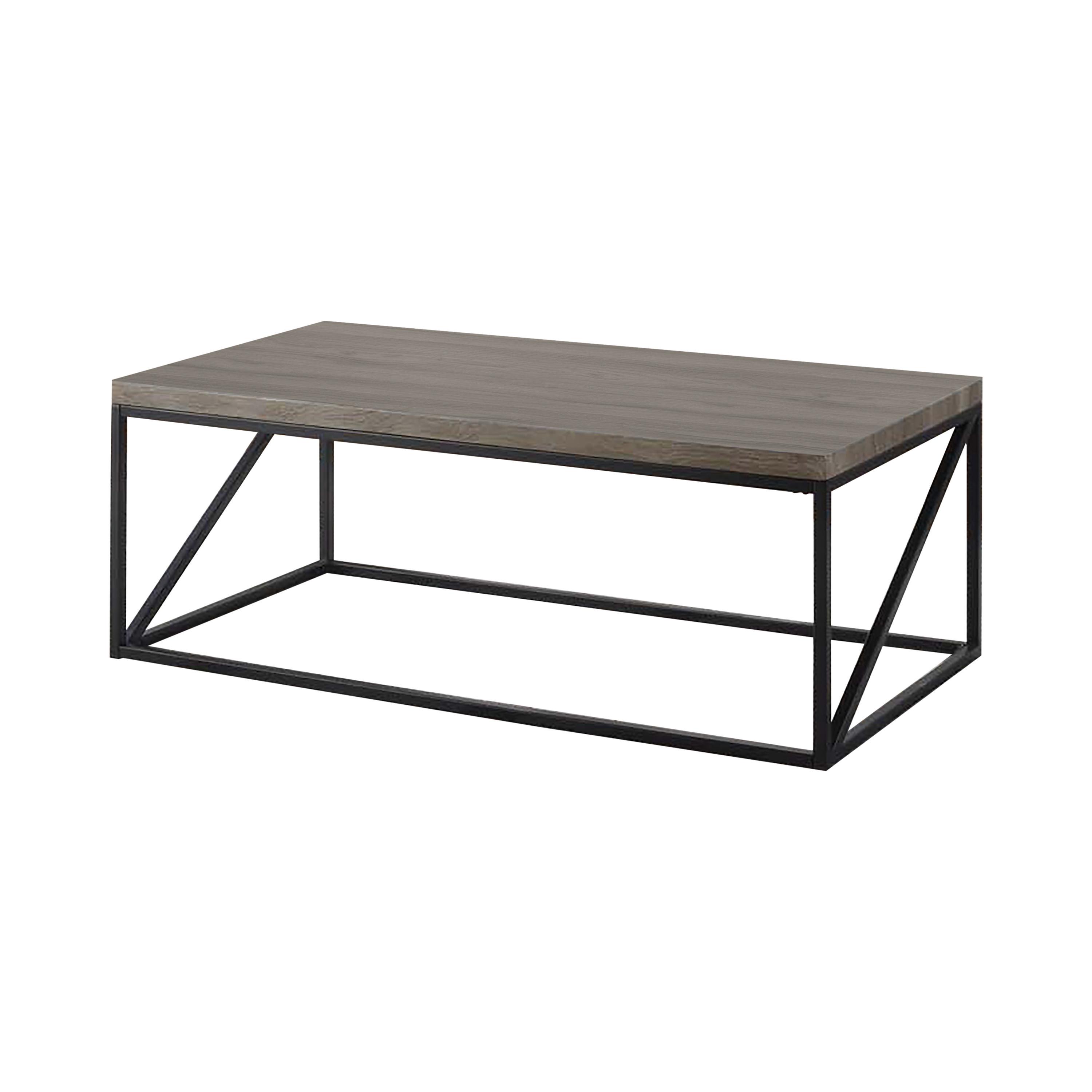 

    
Industrial Sonoma Gray Metal Coffee Table Set 3pcs Coaster 705618-S3
