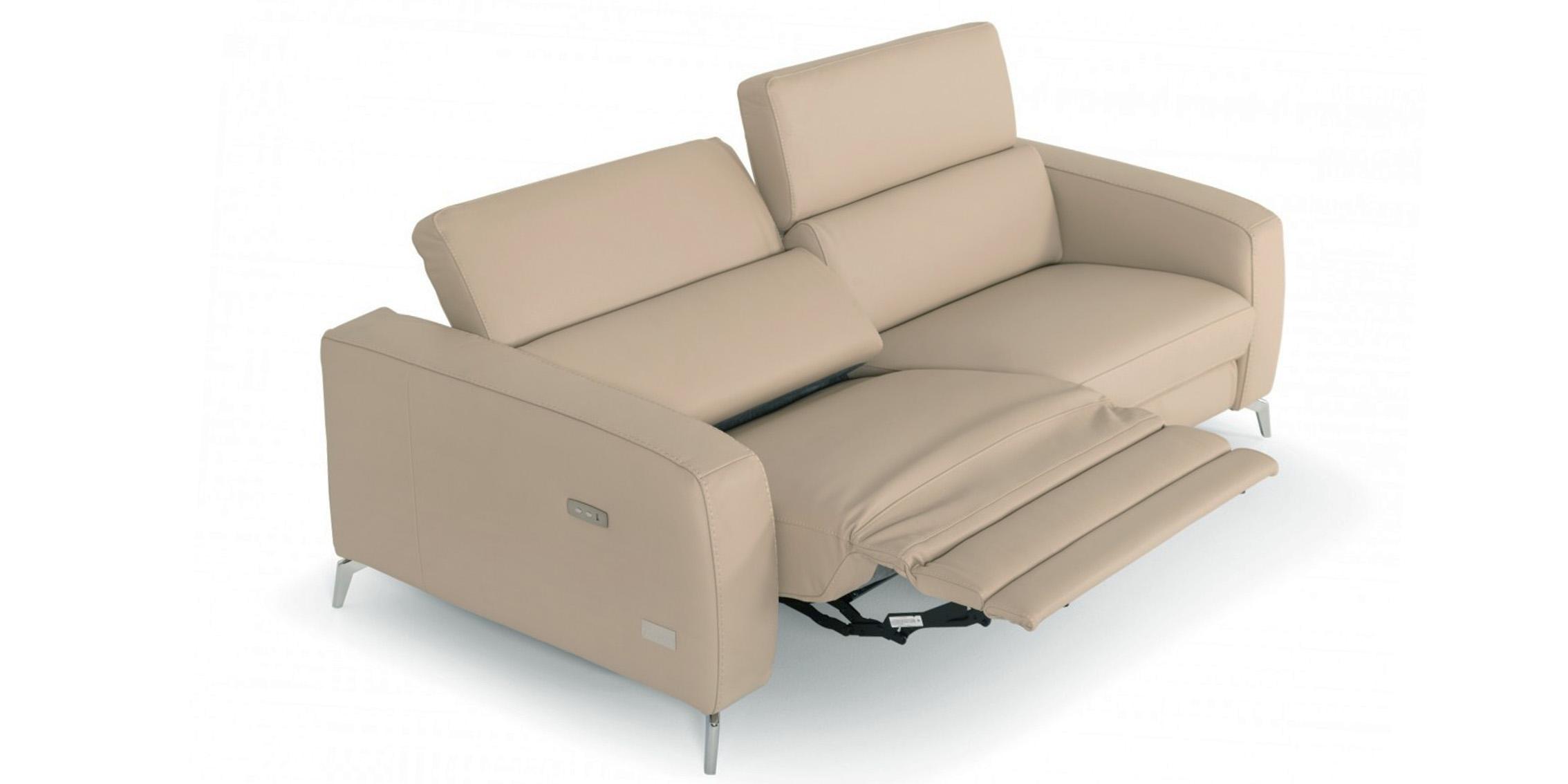 VIG Furniture VGCCROMA-SF-CAP-TAN-S Recliner Sofa