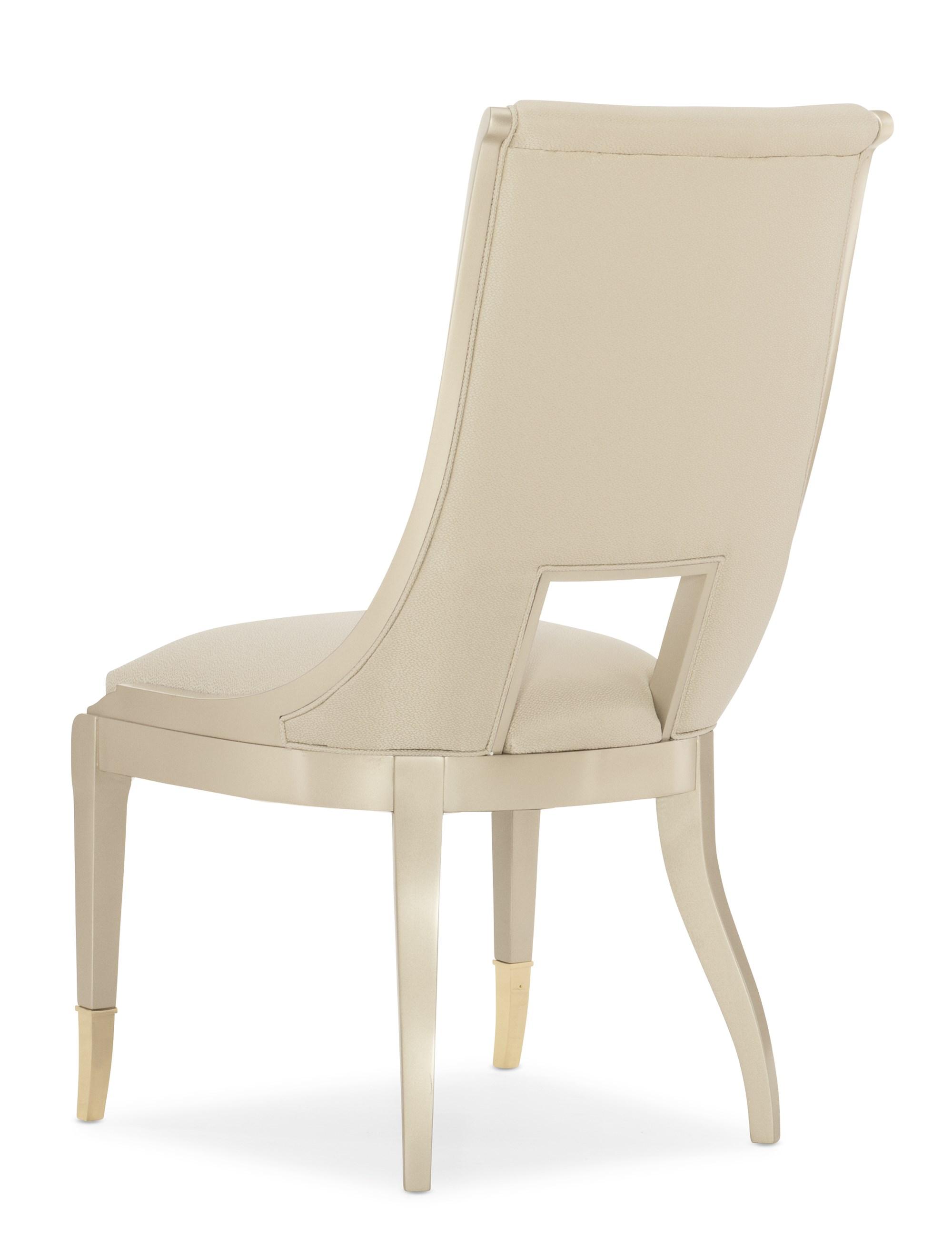 

        
Caracole IN GOOD TASTE DINING CHAIR Dining Chair Set Gold/Beige Fabric 662896032734
