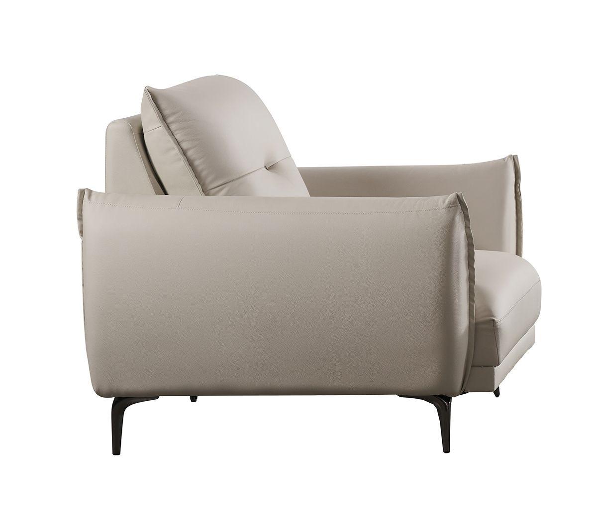 

                    
American Eagle Furniture EK-D835-IV Sofa Set Ivory Top grain leather Purchase 
