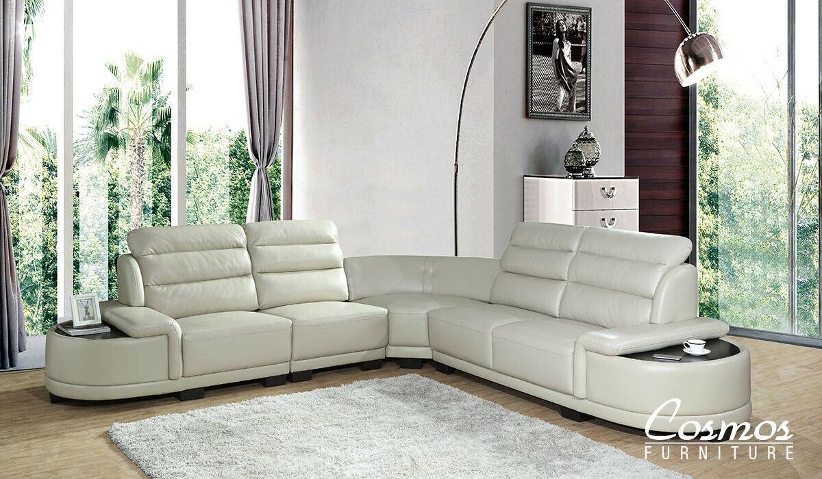 

        
Cosmos Furniture Orchid Sectional Sofa Ivory Faux Leather 810053744000
