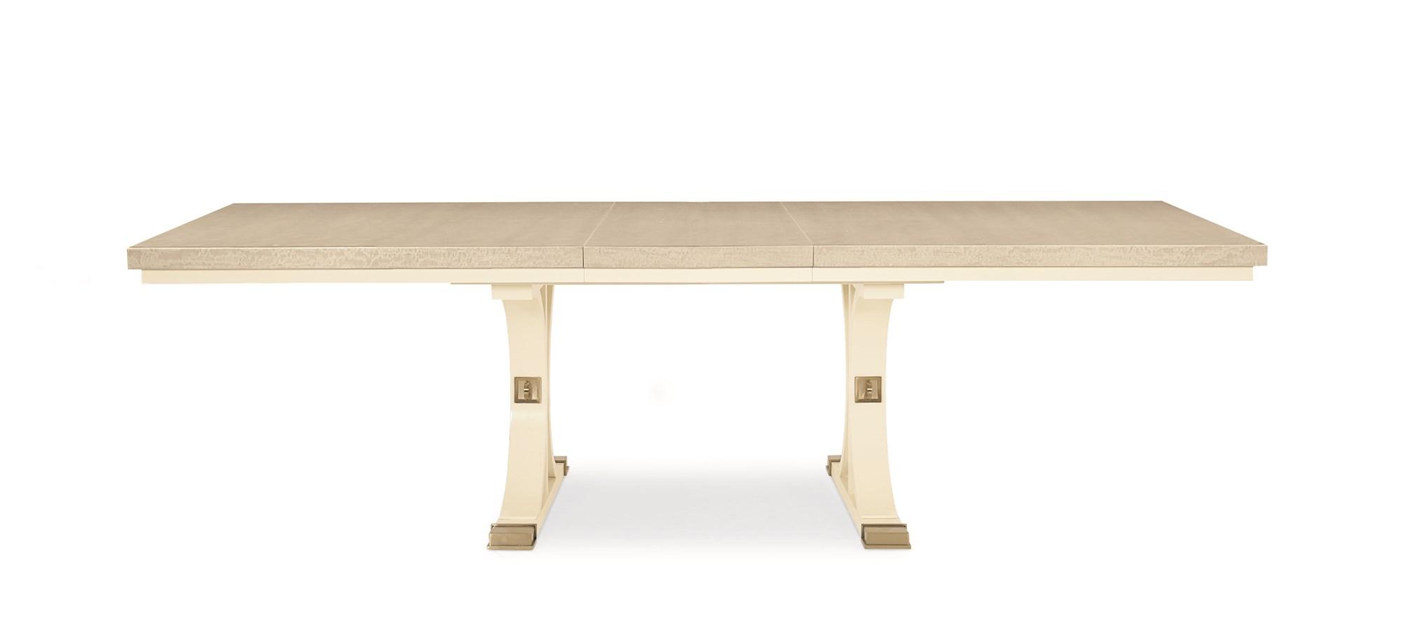 

        
Caracole TOE THE LINE Dining Table Cream/Champagne  662896017427
