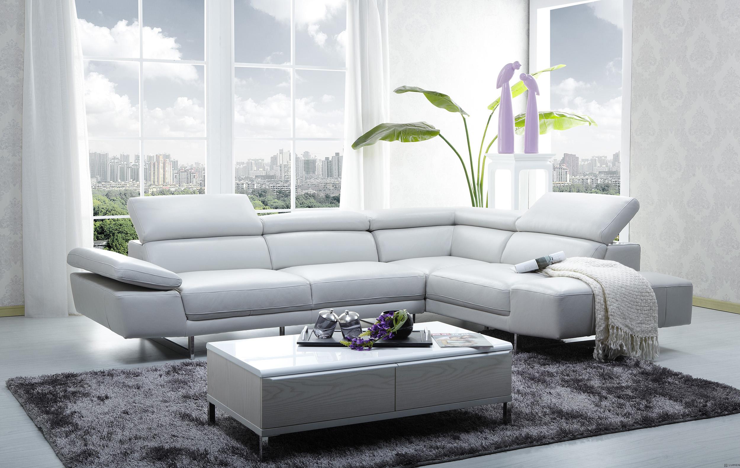 

    
J&M Furniture 1717 Sectional Sofa White SKU178571
