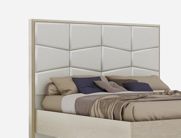 

    
J&M Furniture J&amp;M Chiara Platform Bedroom Set Beige/White SKU18987-Set-EK-5
