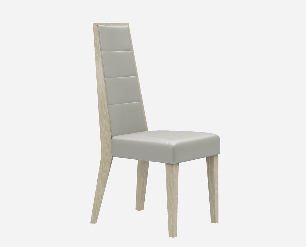 

    
Premium Grey Eco Pelle Upholstered Dining Chair (Set of 2) J&M Chiara
