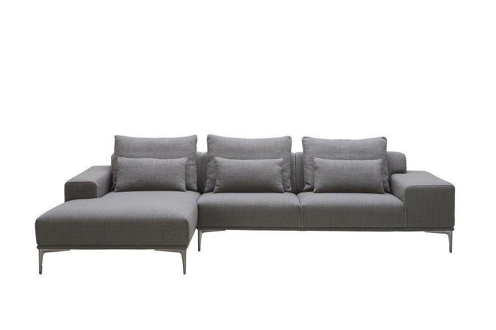 

    
Premium Dark Grey Fabric Sectional Sofa LHC Contemporary J&M Christian
