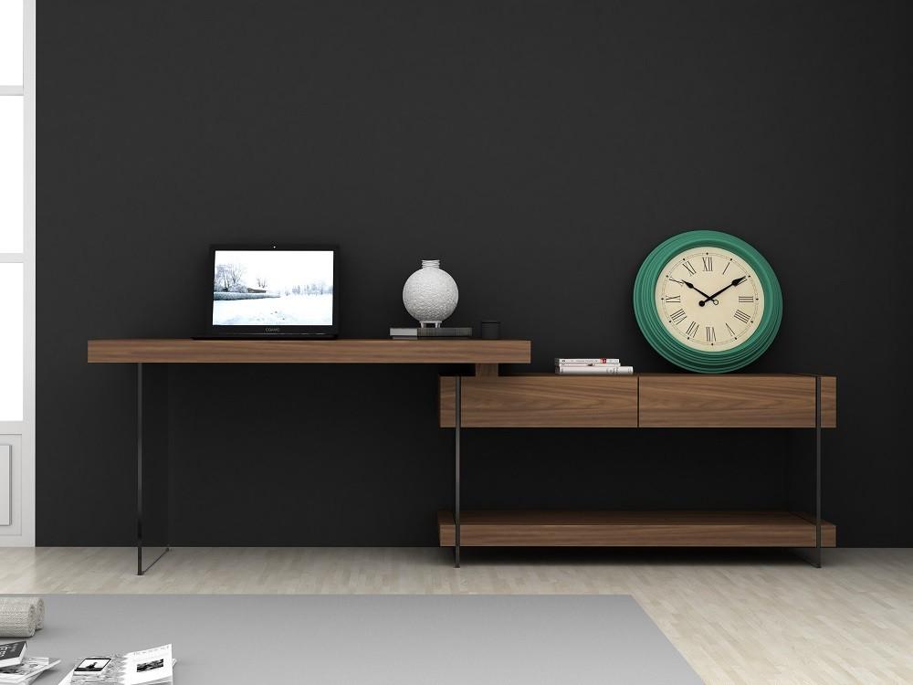 A33 Modern Office Desk by J&M in White Matte