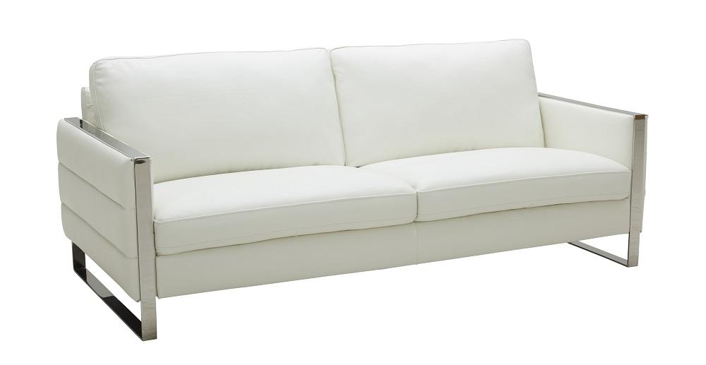Contemporary Sofa Constantin SKU18571 -Sofa in White Italian Leather