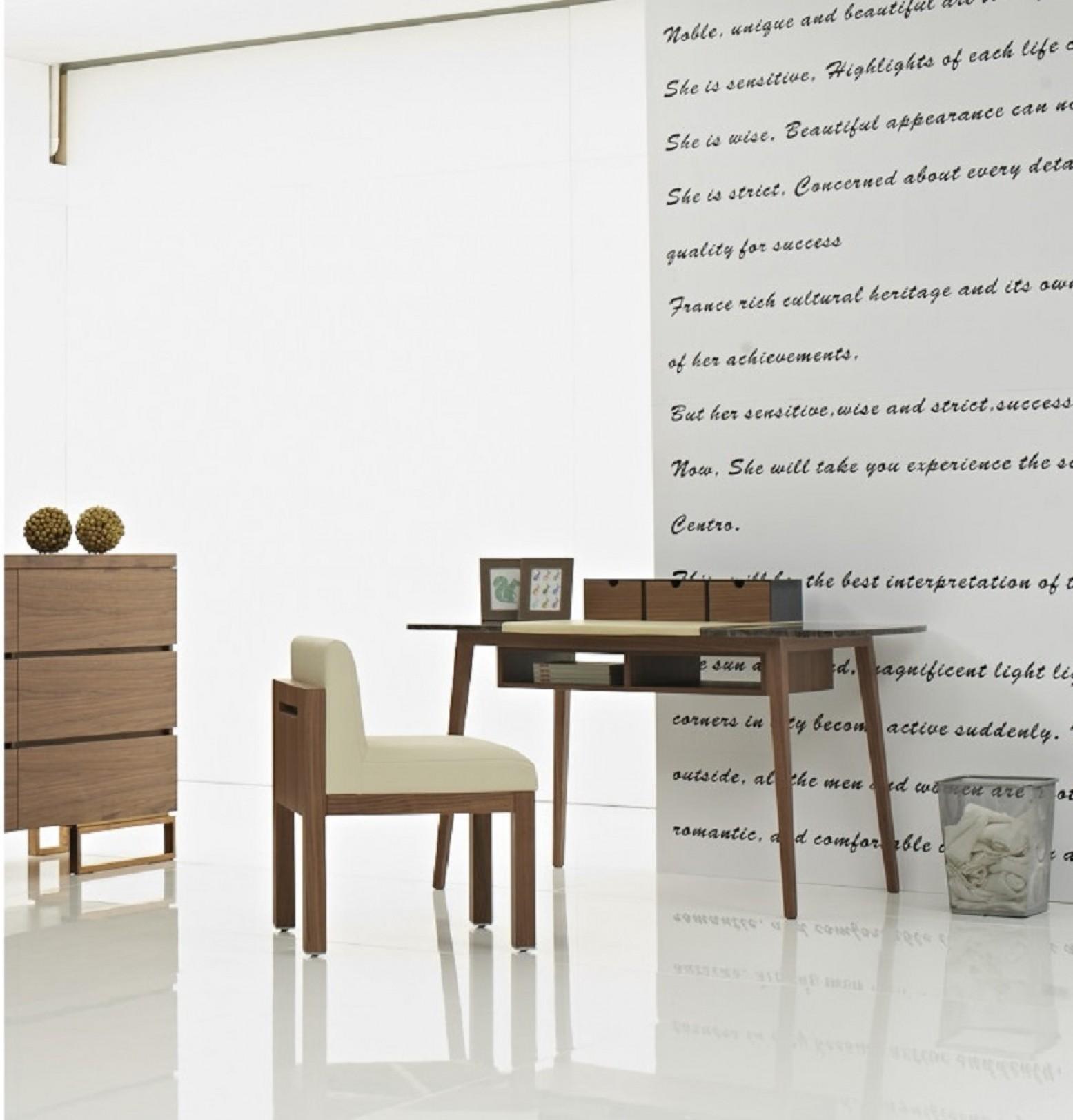 KD002 Modern Office Desk in Matte Gray by J&M Furniture