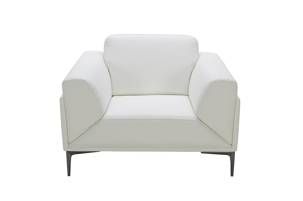 

                    
Buy White Premium Italian Leather Sofa Set 3Pcs Modern J&M Davos
