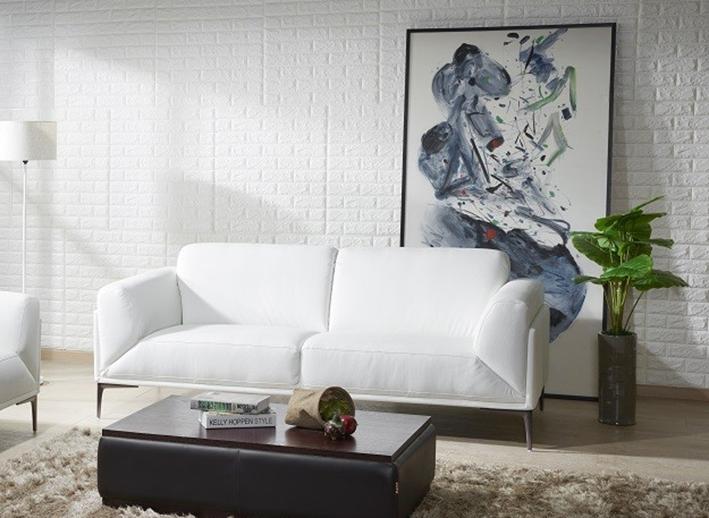 

    
J&M Furniture Davos Sofa White SKU18248
