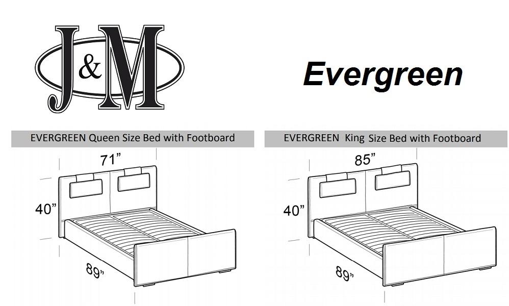 

                    
Buy Light Beige Fabric Plush Headboard Platform King Size Bed Modern J&M Evergreen
