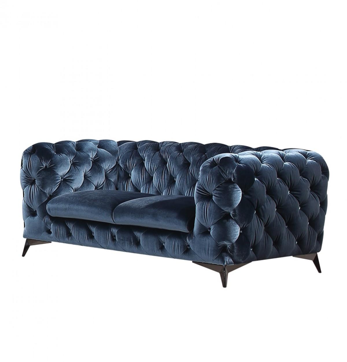 

                    
J&M Furniture Glitz Sofa Blue Velour Purchase 

