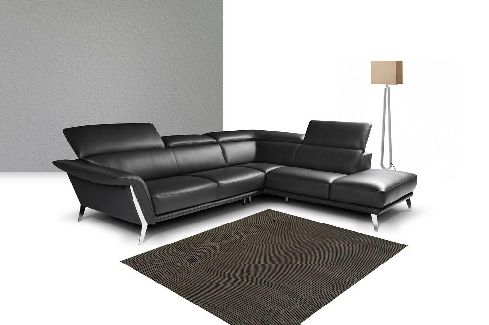 

    
J&M Heni Contemporary Premium Black Italian Leather Sectional Sofa Modern by Nicoletti
