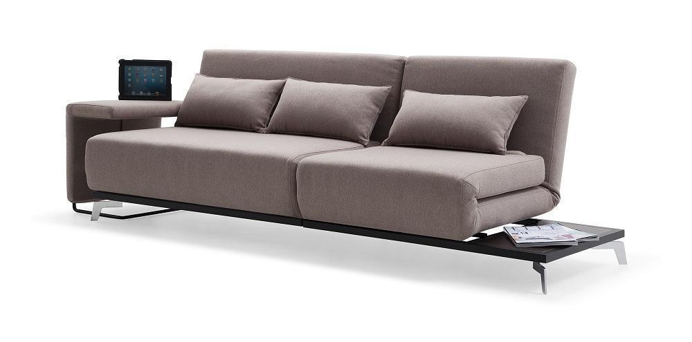 

    
Stationary Double Seat Mocha Fabric Sofa Bed Set Contemporary J&M JH033
