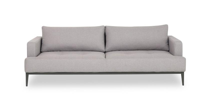 

    
Minimalistic Light Grey Fabric Sofa Sleeper Contemporary J&M JK059
