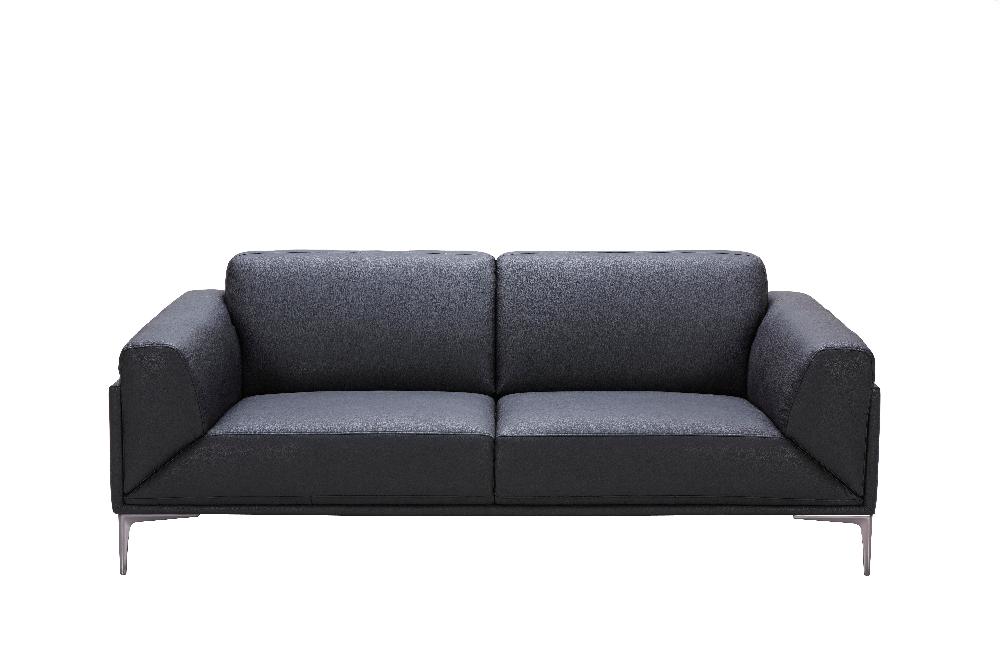 

    
Black Premium Italian Leather Sofa Modern J&M Knight
