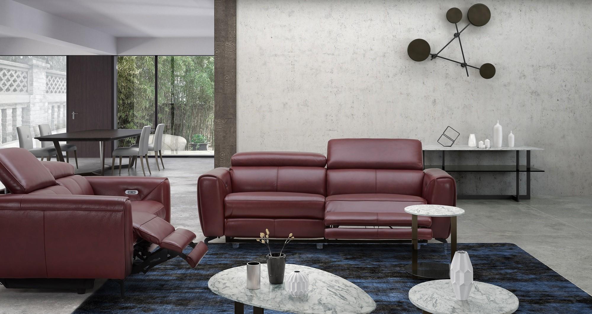 

                    
Buy Modern Motion Living Room Sofa in MERLOT Contemporary J&M Lorenzo
