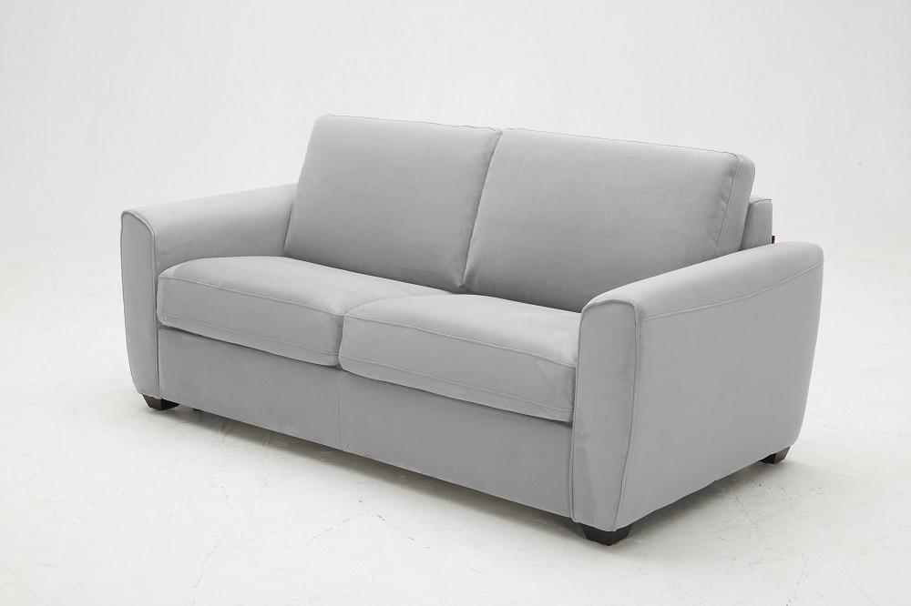 Contemporary Sofa bed Marino 18235 in Gray Microfiber