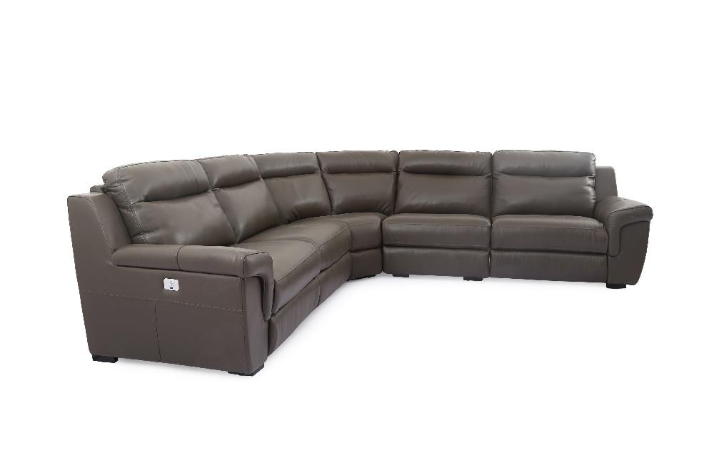 

    
J&M Muse Contemporary Dark Grey Premium Leather Power Sectional Sofa SPECIAL ORDER!!!
