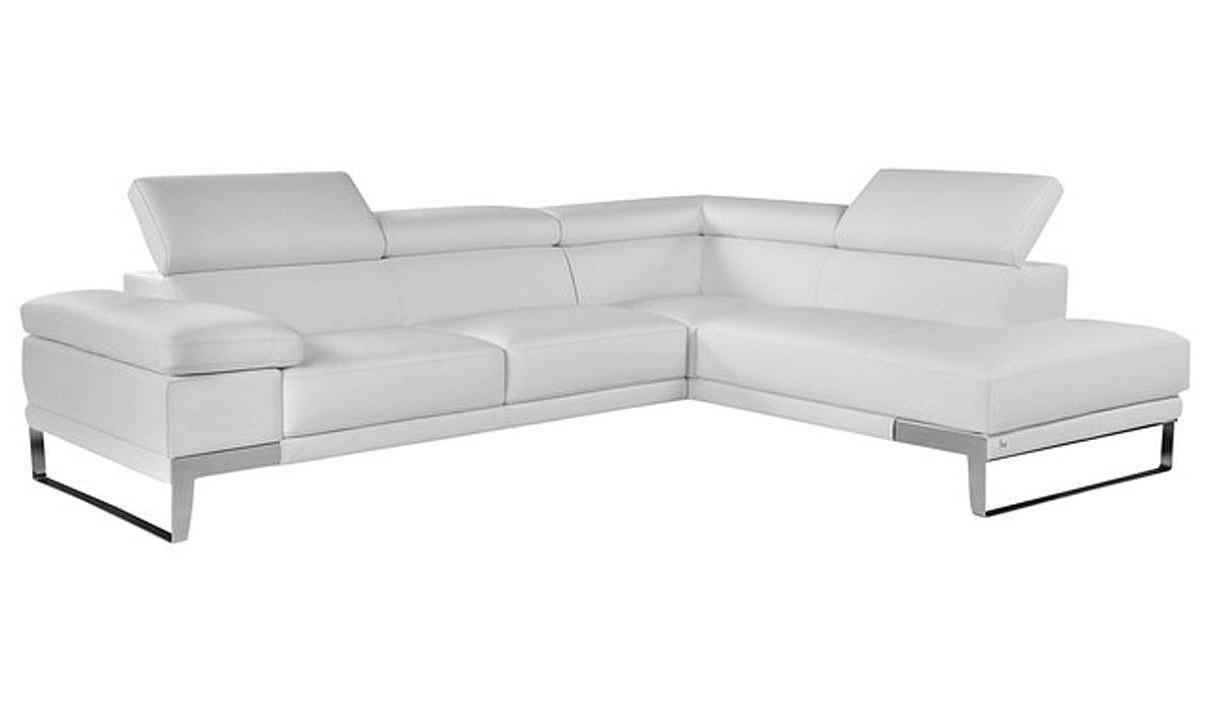 

    
White Top Grain Italian Leather Sectional Sofa RHC Modern J&M Nicoletti
