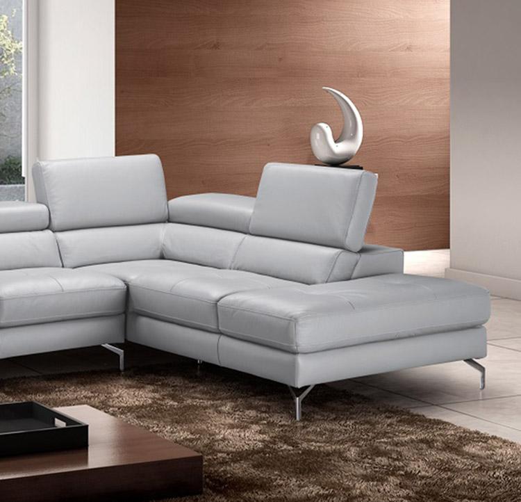 

                    
J&M Furniture Olivia Sectional Sofa Gray Italian Leather Purchase 
